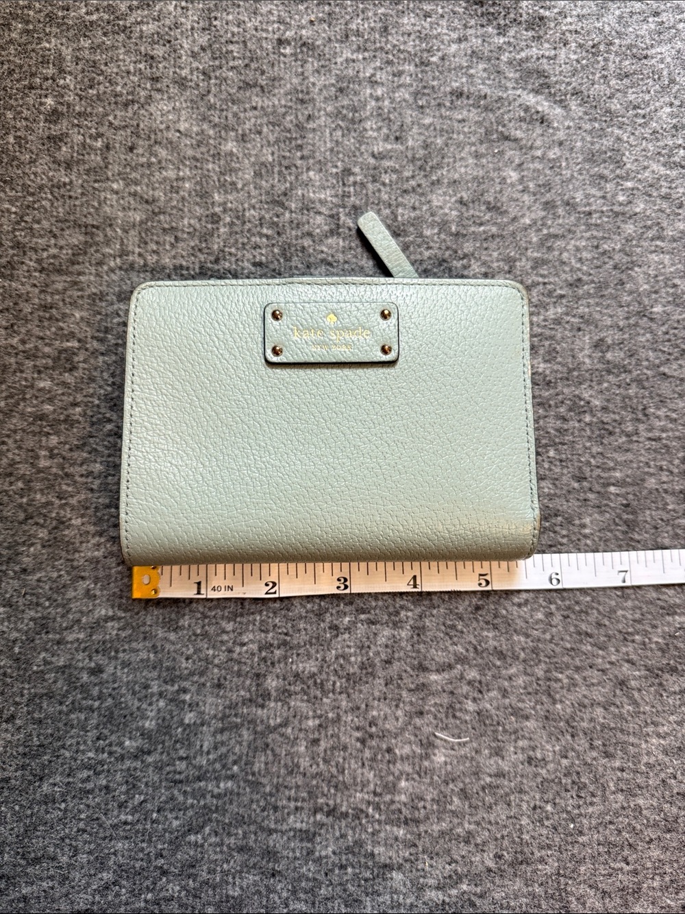 Kate Spade Wallet Lakesedge Light Blue Leather - Picture 9 of 15